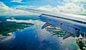 chegando em Manaus pela Floresta Amazonica