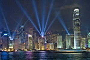 Sinfonia das Luzes, em Hong Kong