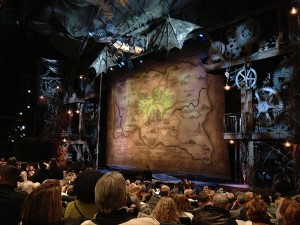 Wicked antes da peça começar