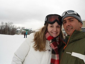Franconia, New Hampshire: Um dos destinos que nossos pombinhos já visitaram juntos