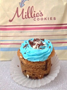 Novidade: cookie cupcake da Millie's