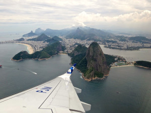 Rio de Janeiro visto do avião.