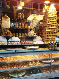 Loja de doces em Istambul