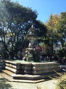 Praça principal de Antigua