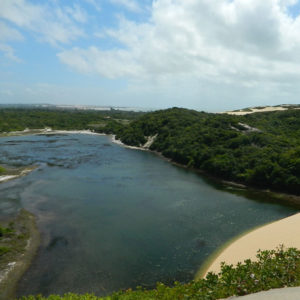 Praia de Genipabu.