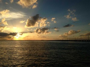 Pôr do Sol nas Ilhas Keys