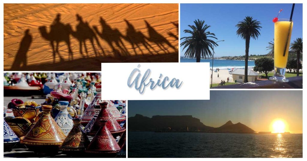 Natureza e grandes cidades, safaris e vinhedos, muitas aventuras... Vem descobrir a África!