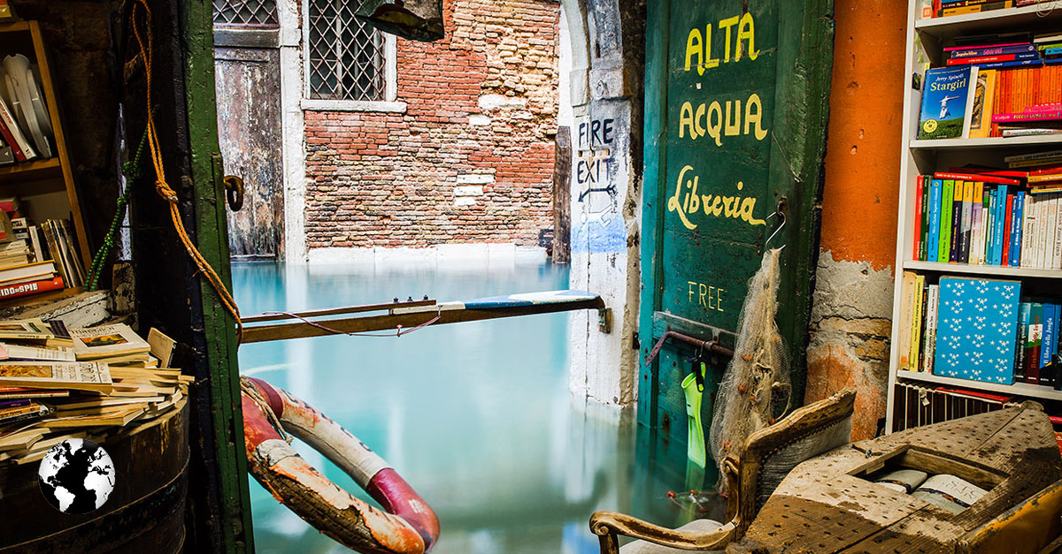 Acqua Alta, Veneza, Itália.
