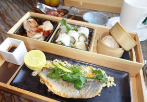 Brunch no Mozen Bistro do hotel Mandarin Oriental.
