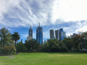 Skyline de Melbourne.