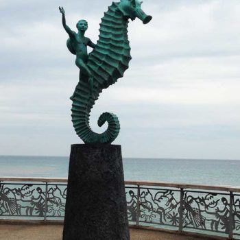 Estátua do Cavalo Marinho em Puerto Vallarta