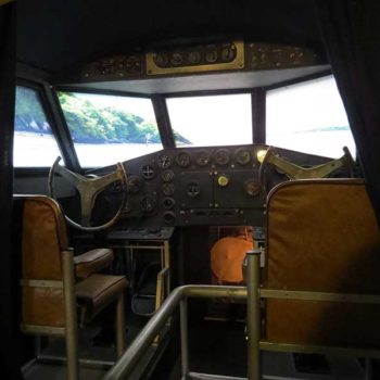 Réplica do Boeing 314: cabine do piloto